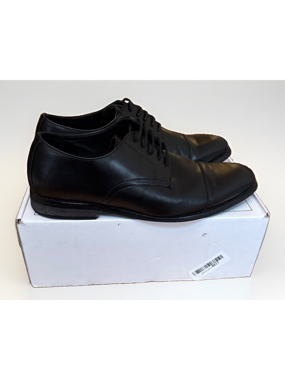 EUC HEEZ Men's Dress Shoes Classic Cap Toe Oxford Comfortable Formal Shoes Sz 10